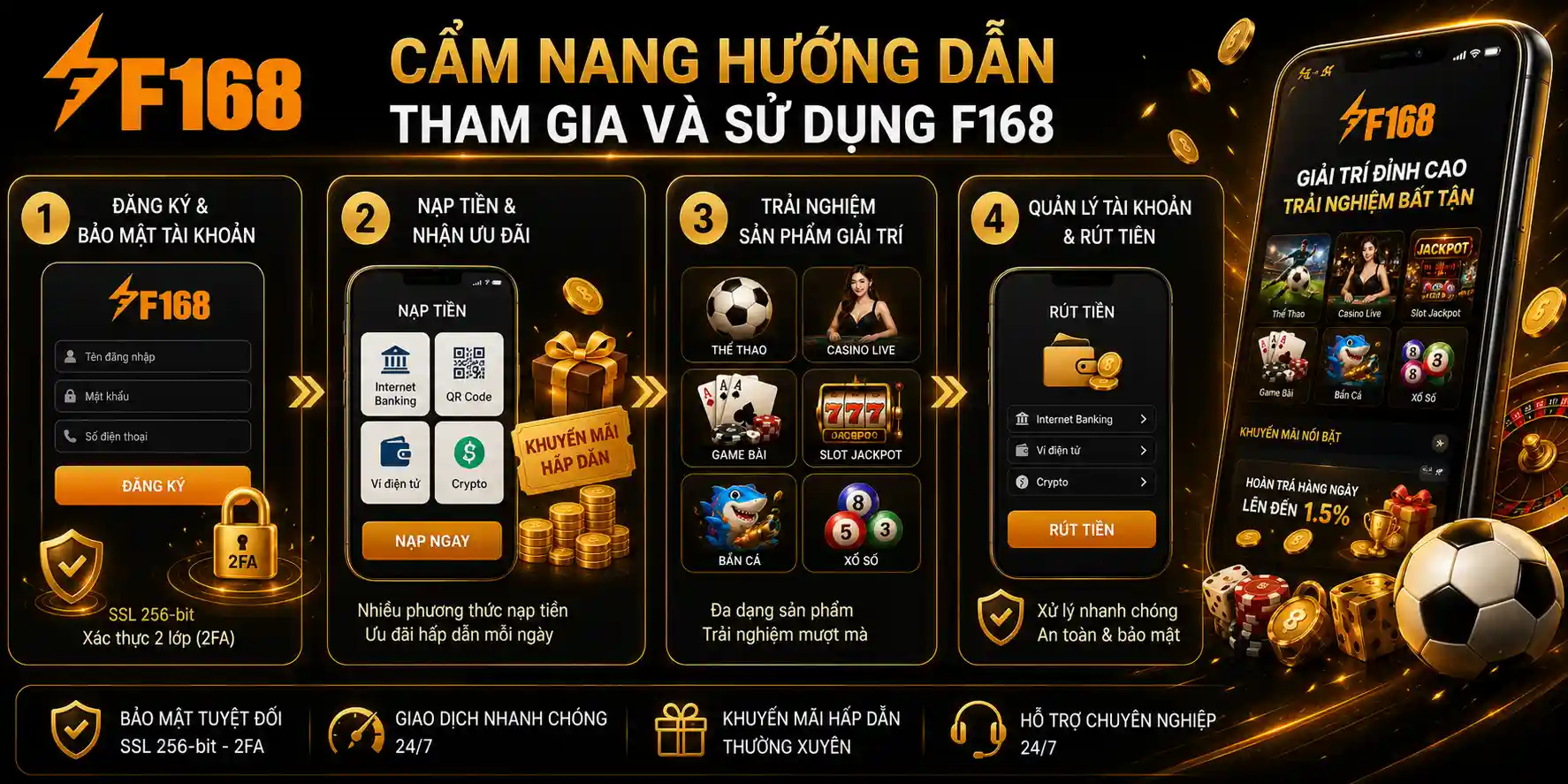 TRANG CHỦ F168 11 Cẩm Nang Hướng Dẫn Tham Gia Và Sử Dụng F168
