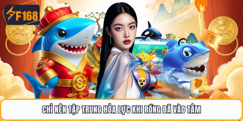 Bắn Cá Long Vương F168 - Cơ Hội Vàng Để Chính Phục Long Cung 4 Chỉ nên tập trung hỏa lực khi rồng đã vào tâm